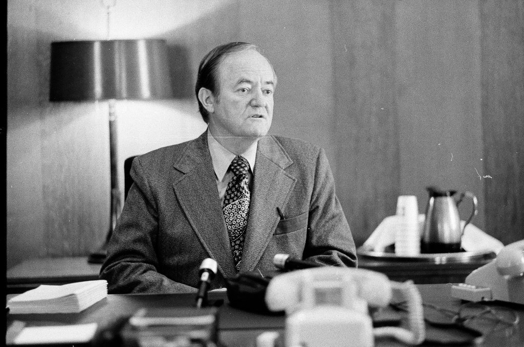 Hubert Humphrey - Perry C. Riddle for Chicago Sun-Times
