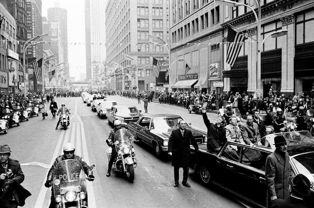 Parade for Apollo 14 astronauts in the Loop - Larry Graff for Chicago Sun-Times