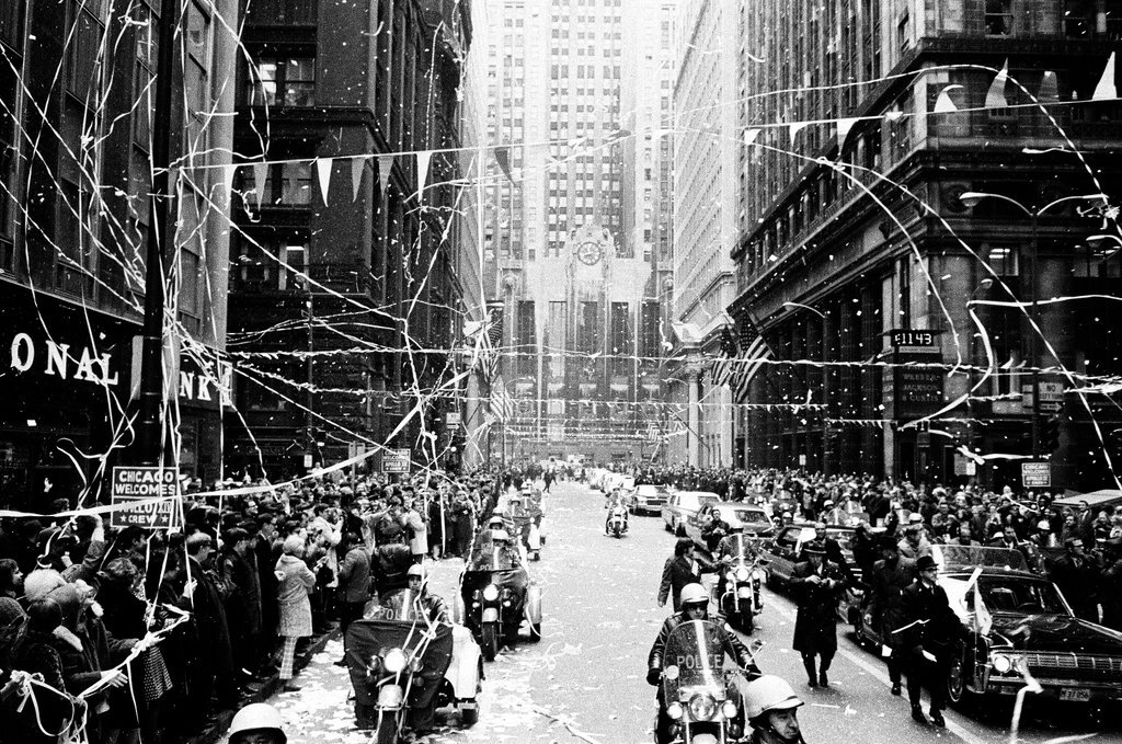 Parade for Apollo 14 astronauts in the Loop - Larry Graff for Chicago Sun-Times