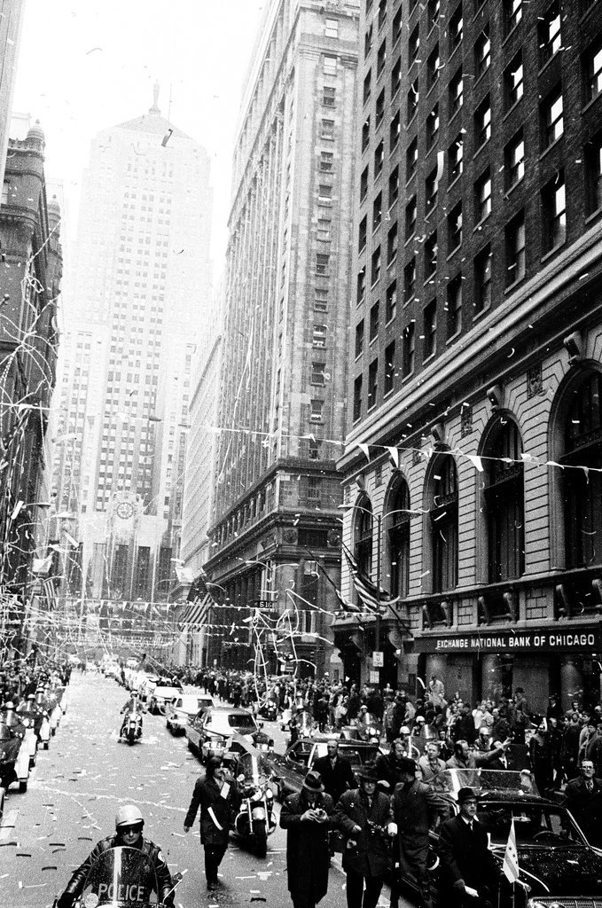 Parade for Apollo 14 astronauts in the Loop - Larry Graff for Chicago Sun-Times