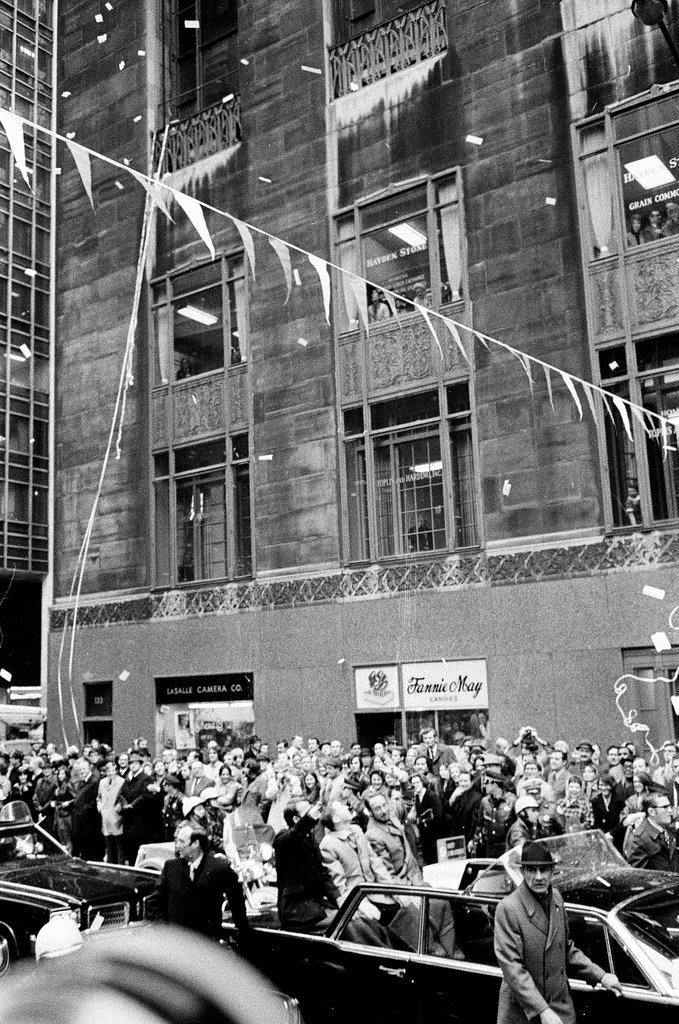 Parade for Apollo 14 astronauts in the Loop - Larry Graff for Chicago Sun-Times