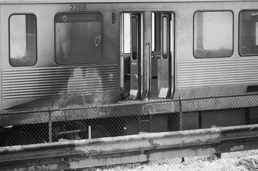 Elevated train fire - Chicago Sun-Times