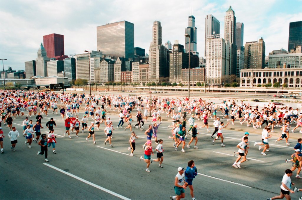 Chicago Marathon runners and winners - Brian Jackson for Chicago Sun-Times