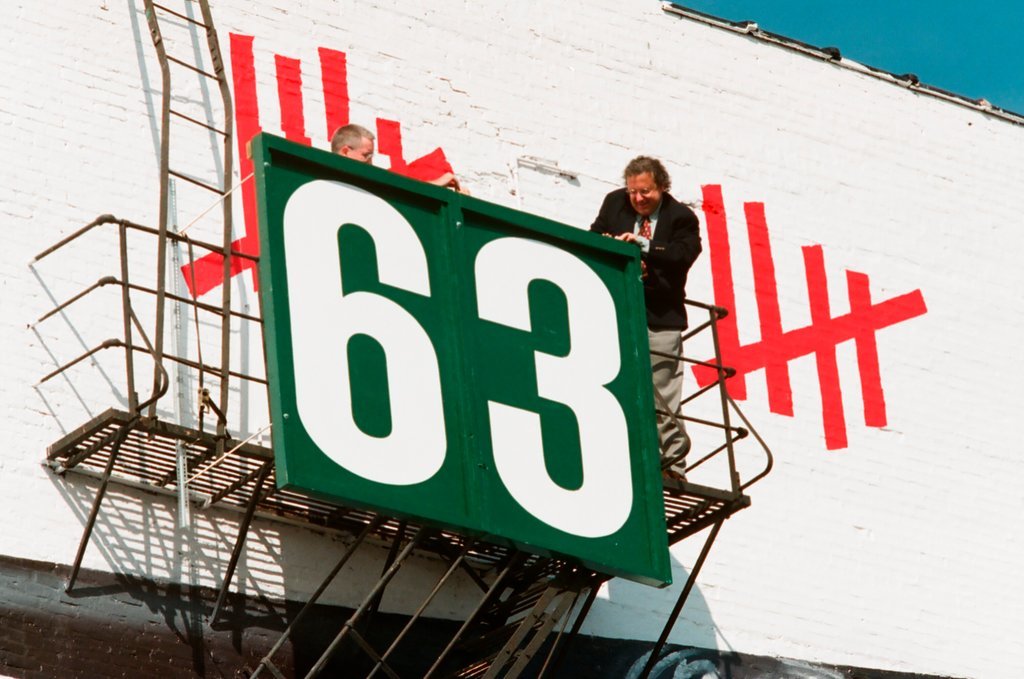 Number 63 added to Sammy Sosa mural - Al Podgorski for Chicago Sun-Times