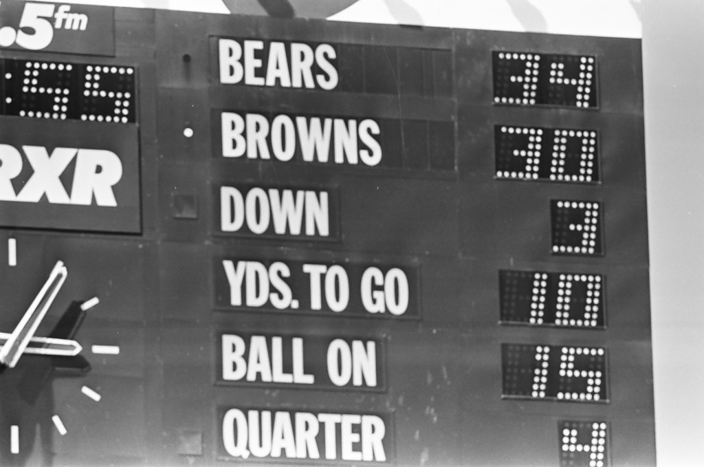 Chicago Bears vs. Cleveland Browns - Barry Jarvinen for Chicago Sun-Times