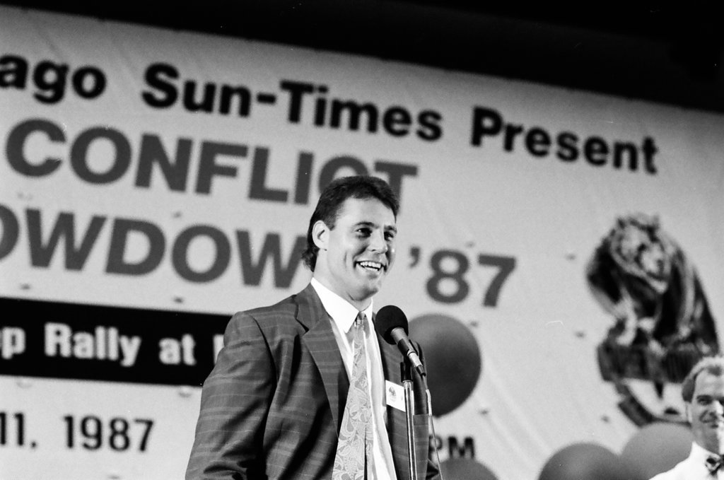 Chicago Bears pep rally at Daley Plaza - Jack Lenahan for Chicago Sun-Times