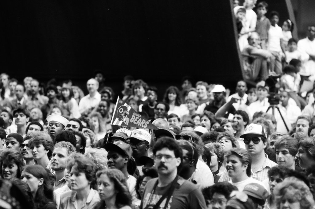 Chicago Bears pep rally at Daley Plaza - Jack Lenahan for Chicago Sun-Times