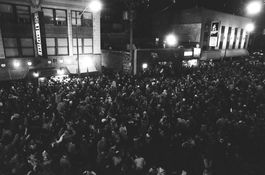 Bears fans celebrate Super Bowl win - Amanda Alcock for Chicago Sun-Times