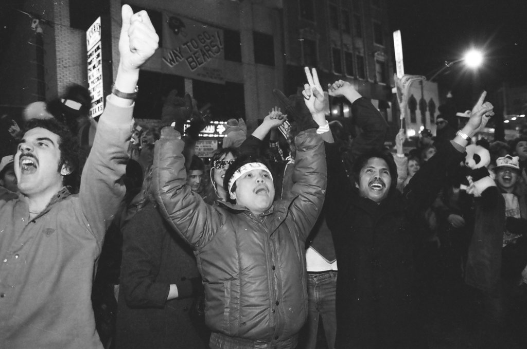 Bears fans celebrate Super Bowl win - Al Podgorski for Chicago Sun-Times