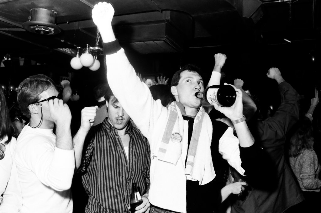 Bears fans celebrate Super Bowl win - Amanda Alcock for Chicago Sun-Times