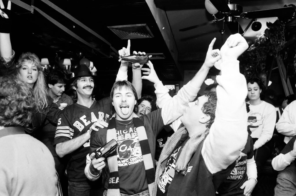 Bears fans celebrate Super Bowl win - Al Podgorski for Chicago Sun-Times