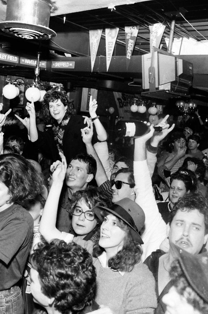Bears fans celebrate Super Bowl win - Amanda Alcock for Chicago Sun-Times