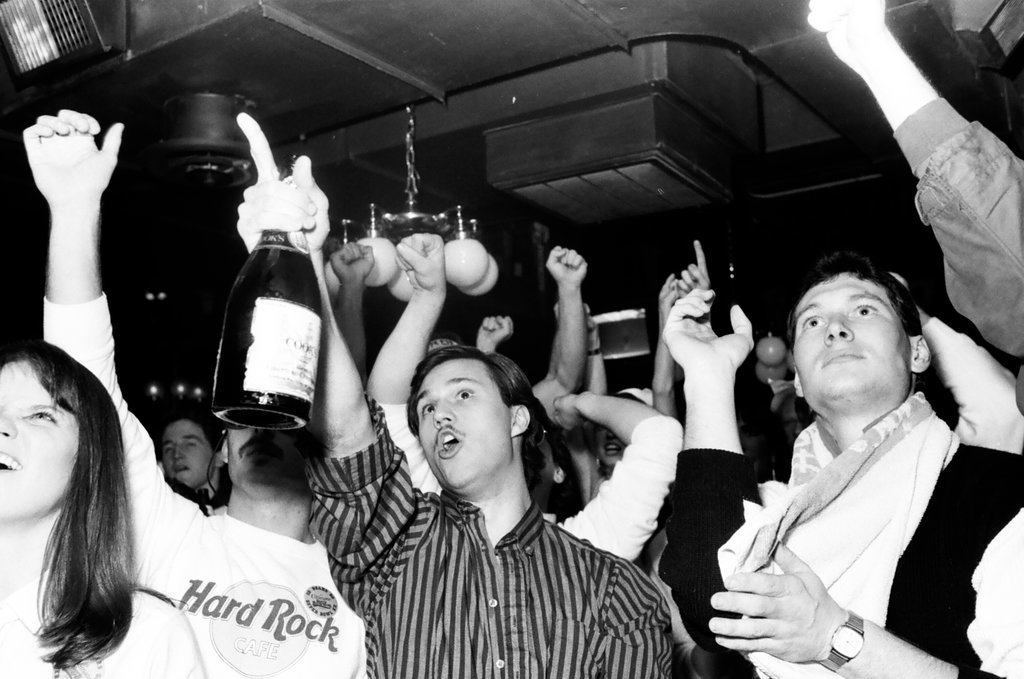 Bears fans celebrate Super Bowl win - Amanda Alcock for Chicago Sun-Times