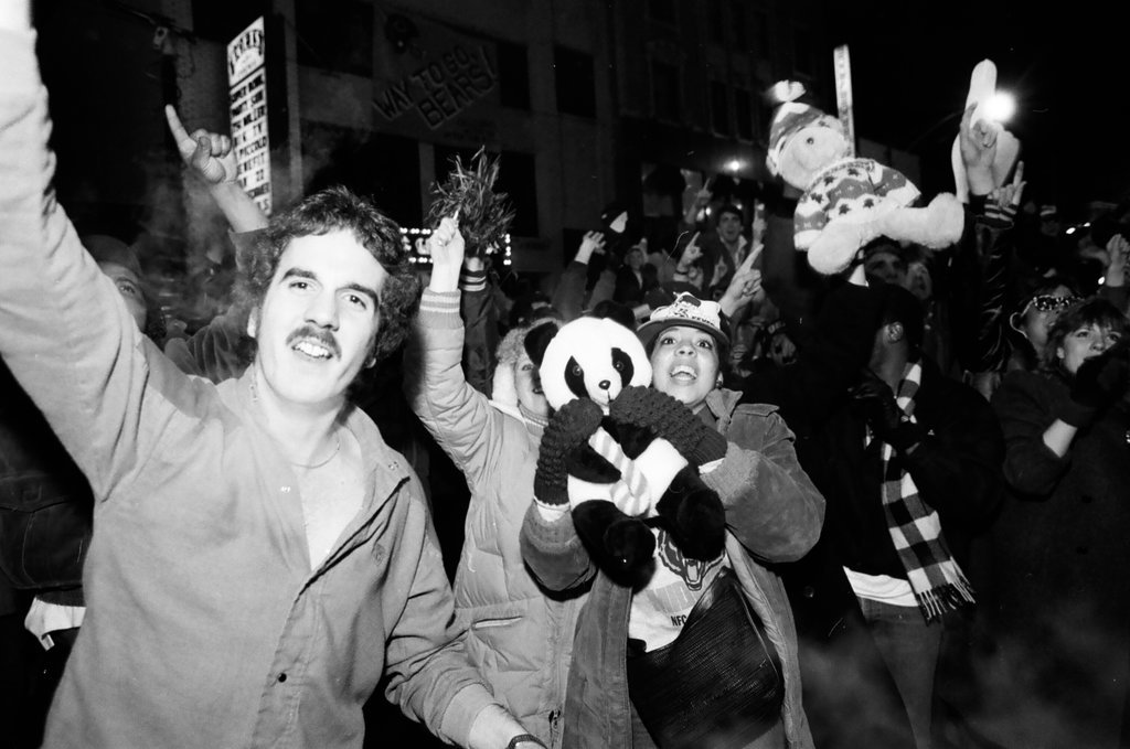 Bears fans celebrate Super Bowl win - Al Podgorski for Chicago Sun-Times