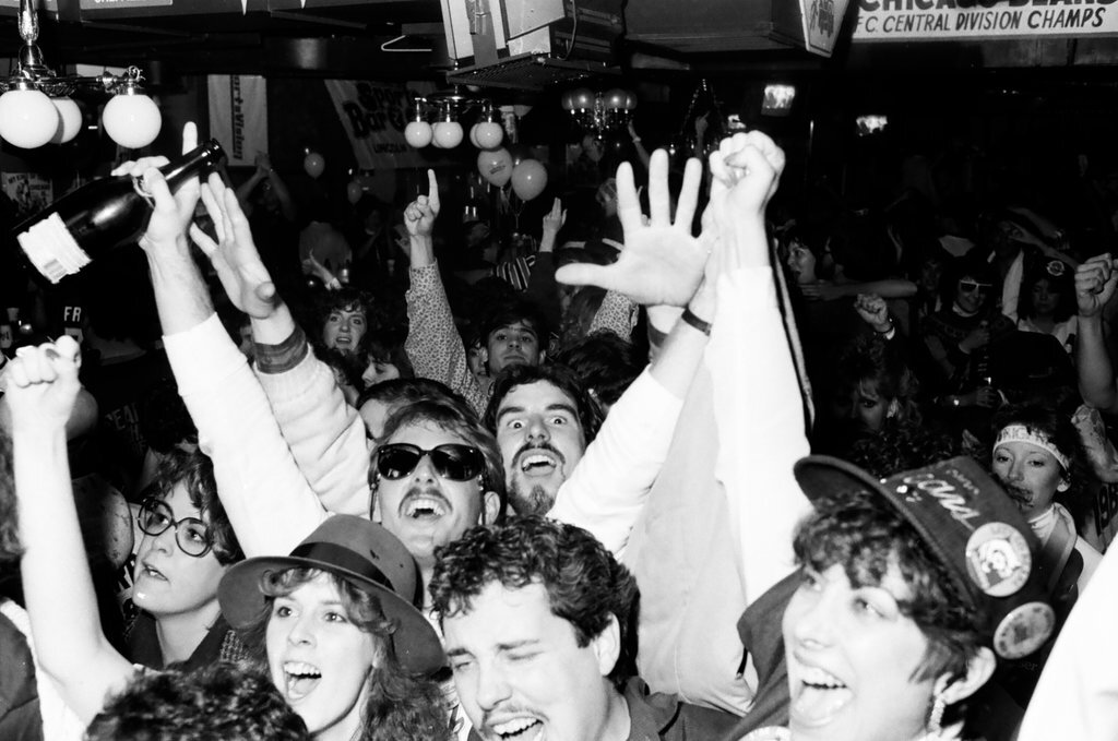 Bears fans celebrate Super Bowl win - Amanda Alcock for Chicago Sun-Times