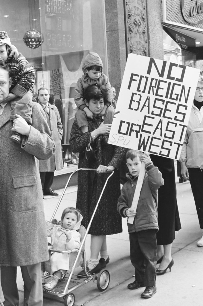 Protest march over quarantine of Cuba - Howard Lyon for Chicago Sun-Times