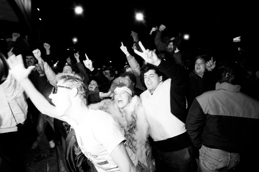 Bears fans celebrate Super Bowl win - Al Podgorski for Chicago Sun-Times