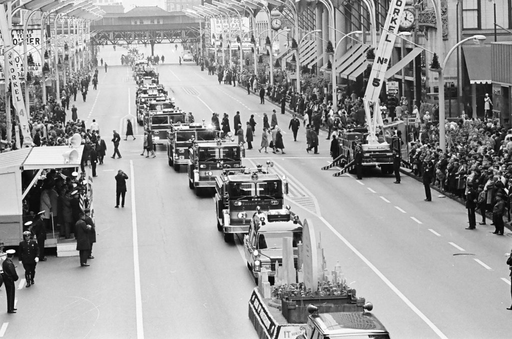 Fire Prevention Parade - Jack Dykinga for Chicago Sun-Times