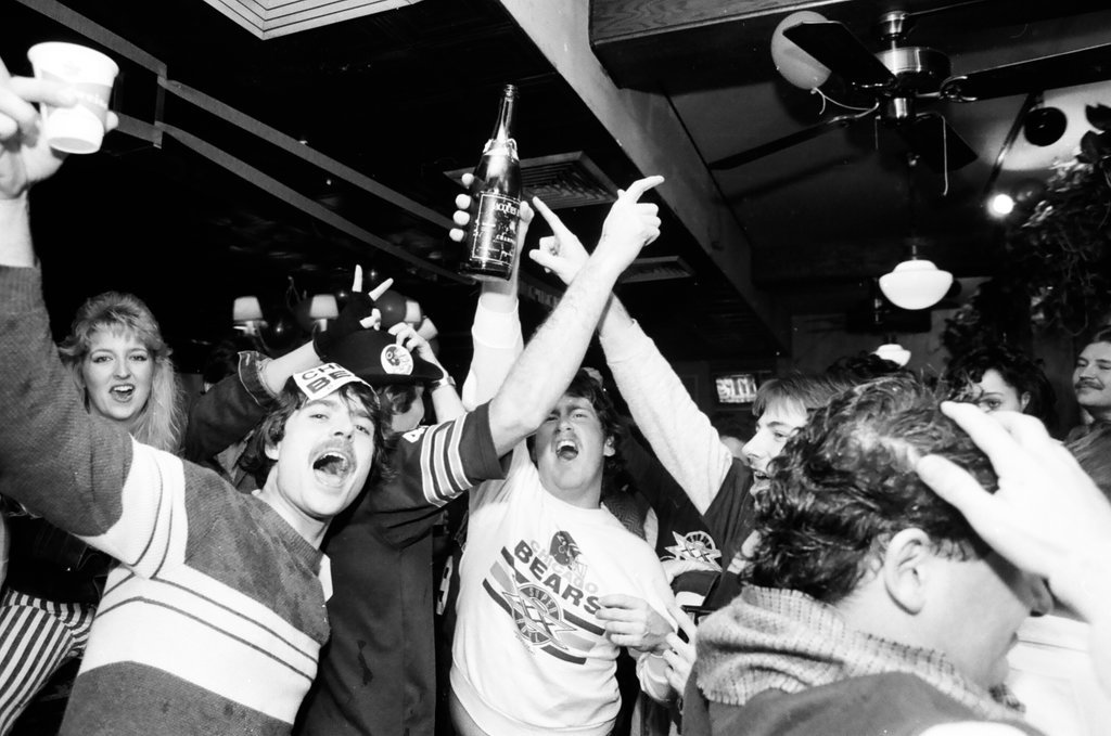 Bears fans celebrate Super Bowl win - Al Podgorski for Chicago Sun-Times