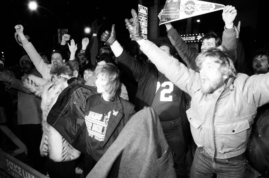 Bears fans celebrate Super Bowl win - Al Podgorski for Chicago Sun-Times