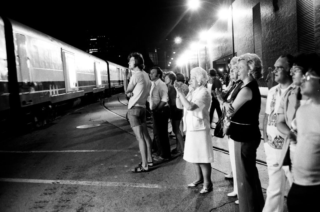 Freedom Train arrives at Navy Pier - Bob (Robert) Black for Chicago Sun-Times