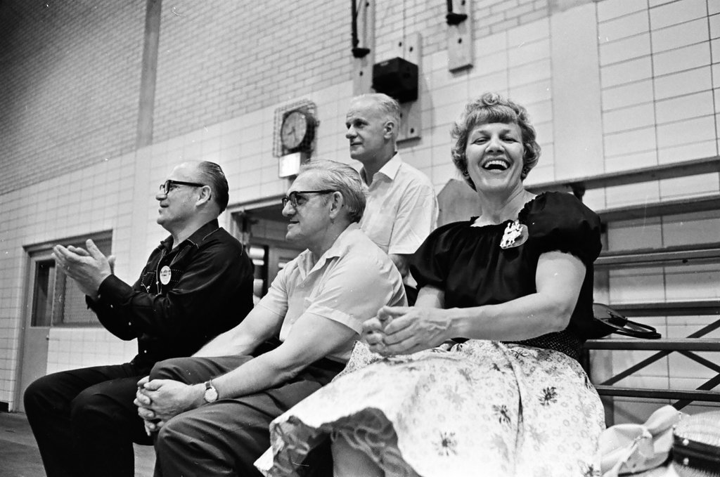 National Square Dance Week begins at Lawndale Park Gym - Larry Nocerino for Chicago Sun-Times