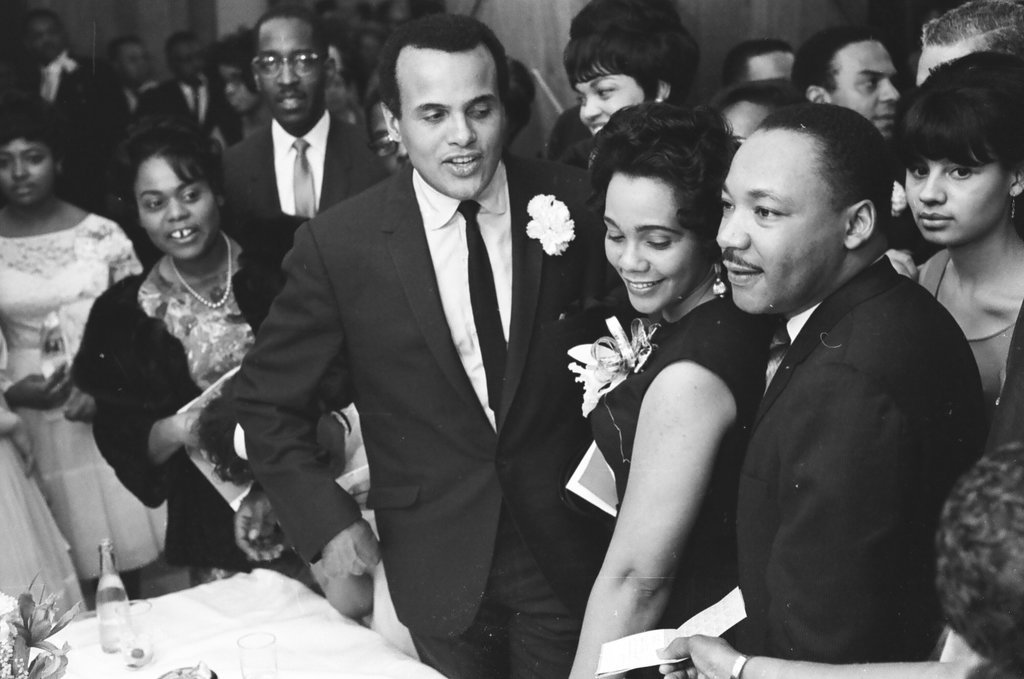 Martin Luther King, Jr. attends Freedom Festival - Peters (Clarence or Pete) for Chicago Sun-Times