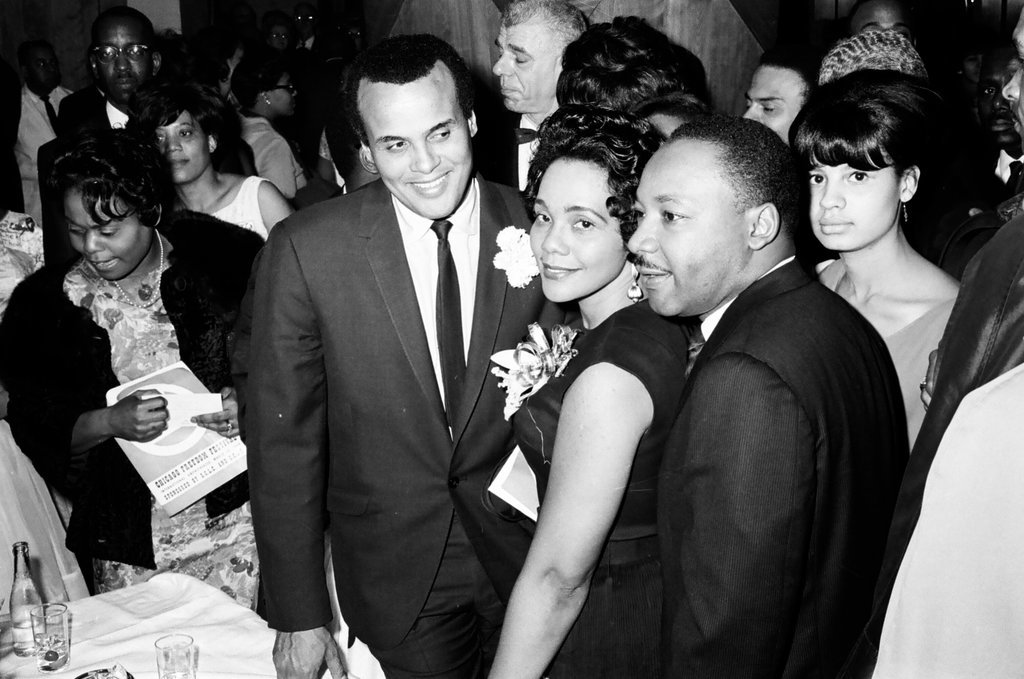 Martin Luther King, Jr. attends Freedom Festival - Peters (Clarence or Pete) for Chicago Sun-Times
