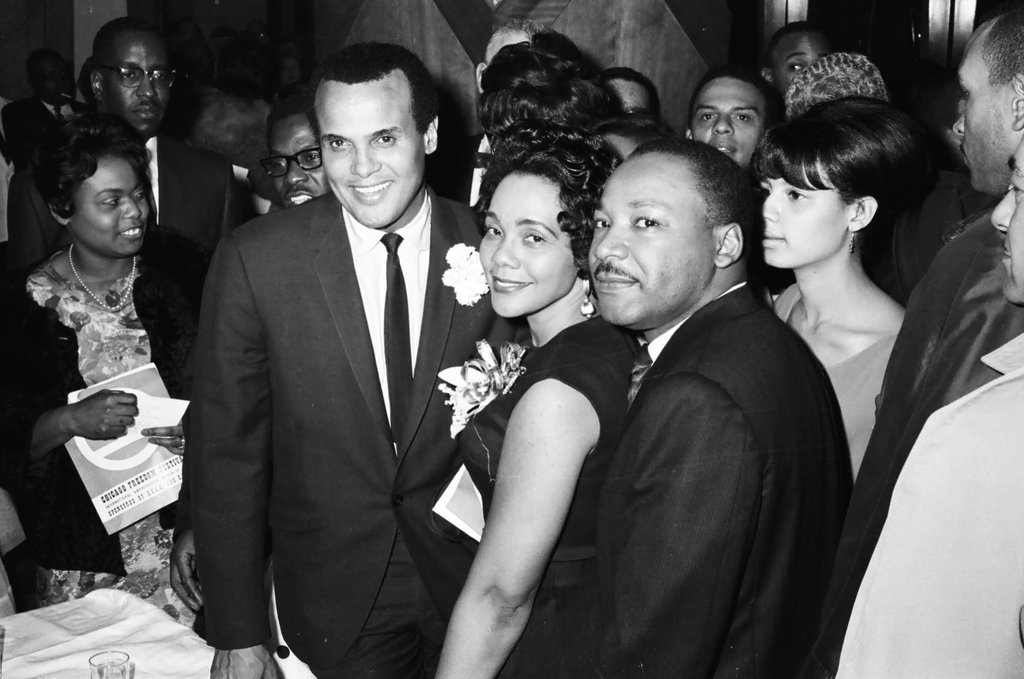Martin Luther King, Jr. attends Freedom Festival - Peters (Clarence or Pete) for Chicago Sun-Times