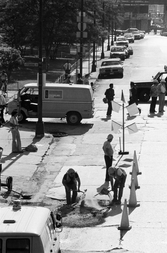 Gas leak repair - James DuPree for Chicago Sun-Times