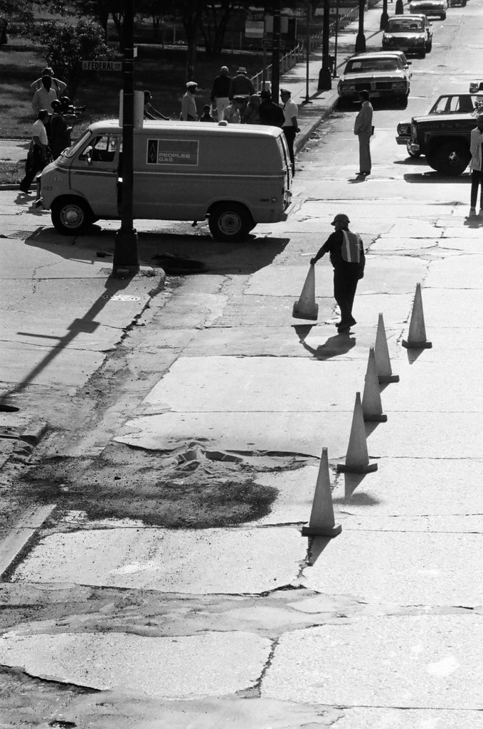 Gas leak repair - James DuPree for Chicago Sun-Times