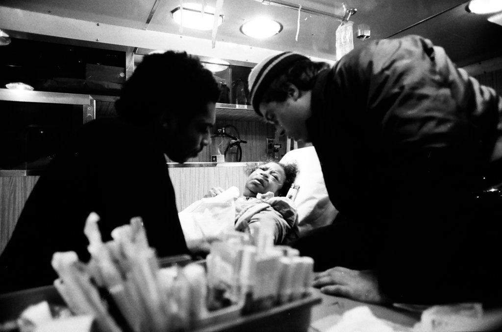 Paramedics treat gas leak injuries - Jack Lenahan for Chicago Sun-Times