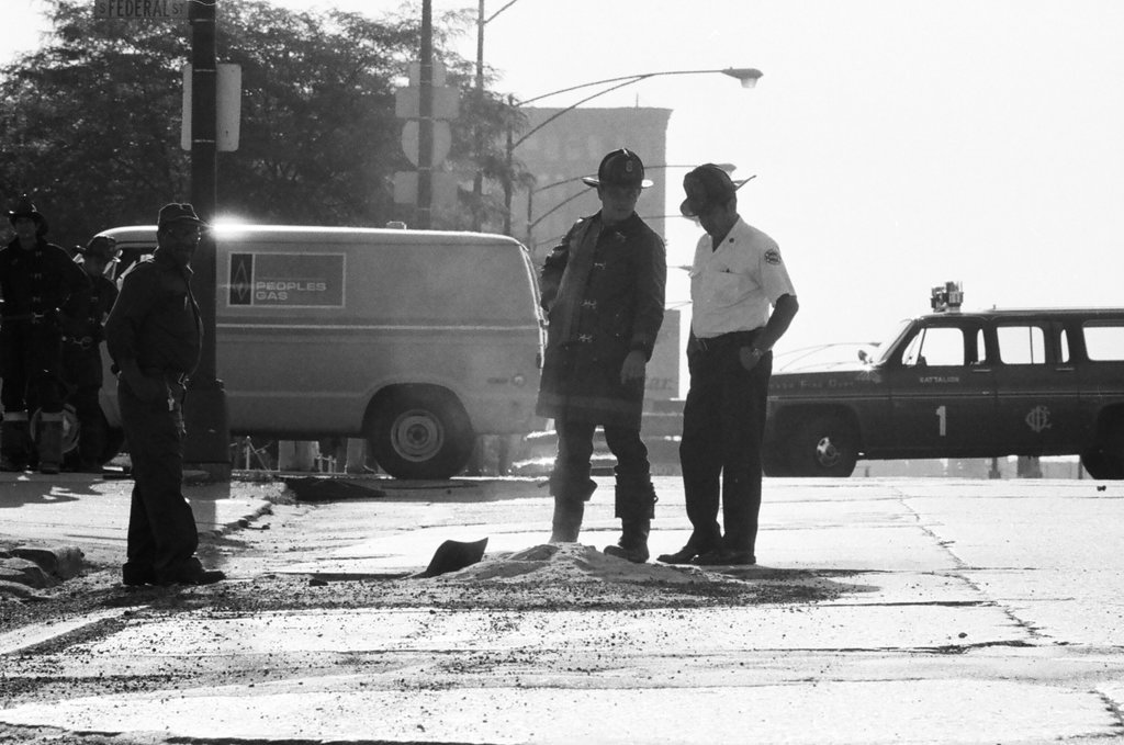 Gas leak repair - James DuPree for Chicago Sun-Times