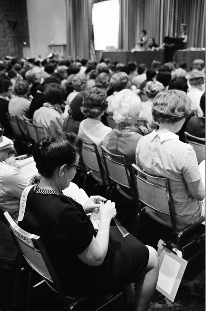 League of Women Voters convention - Peters (Clarence or Pete) for Chicago Sun-Times
