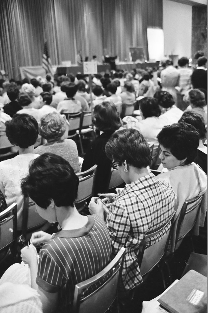 League of Women Voters convention - Peters (Clarence or Pete) for Chicago Sun-Times