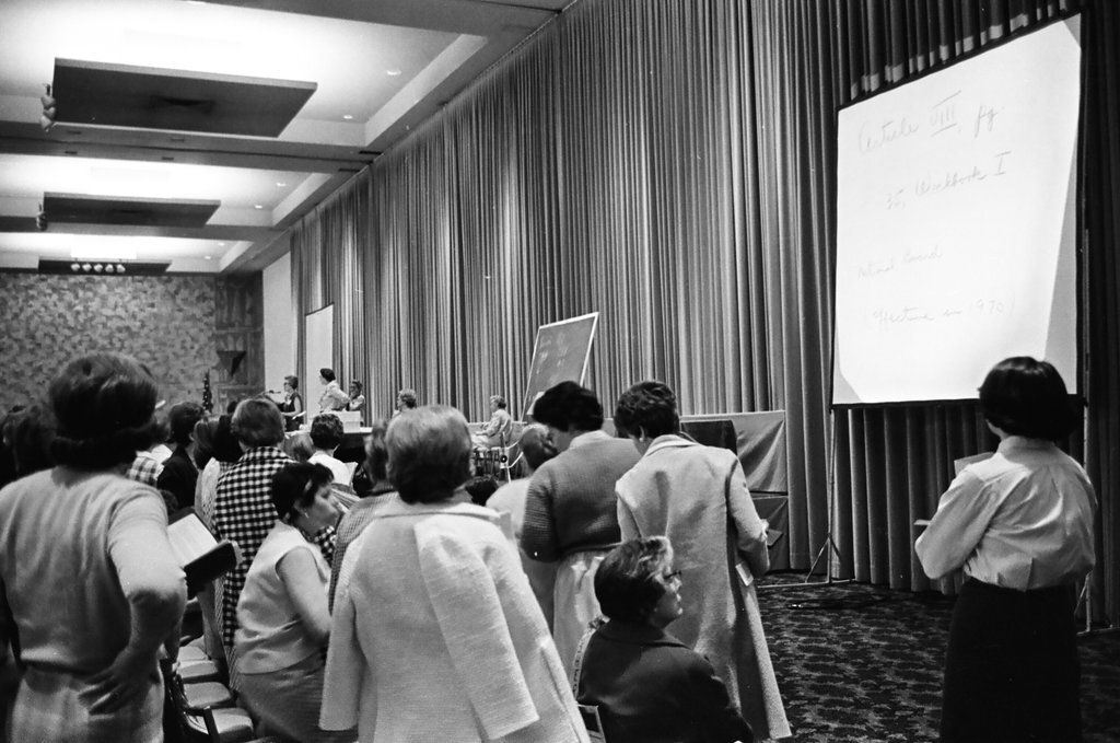 League of Women Voters convention - Peters (Clarence or Pete) for Chicago Sun-Times