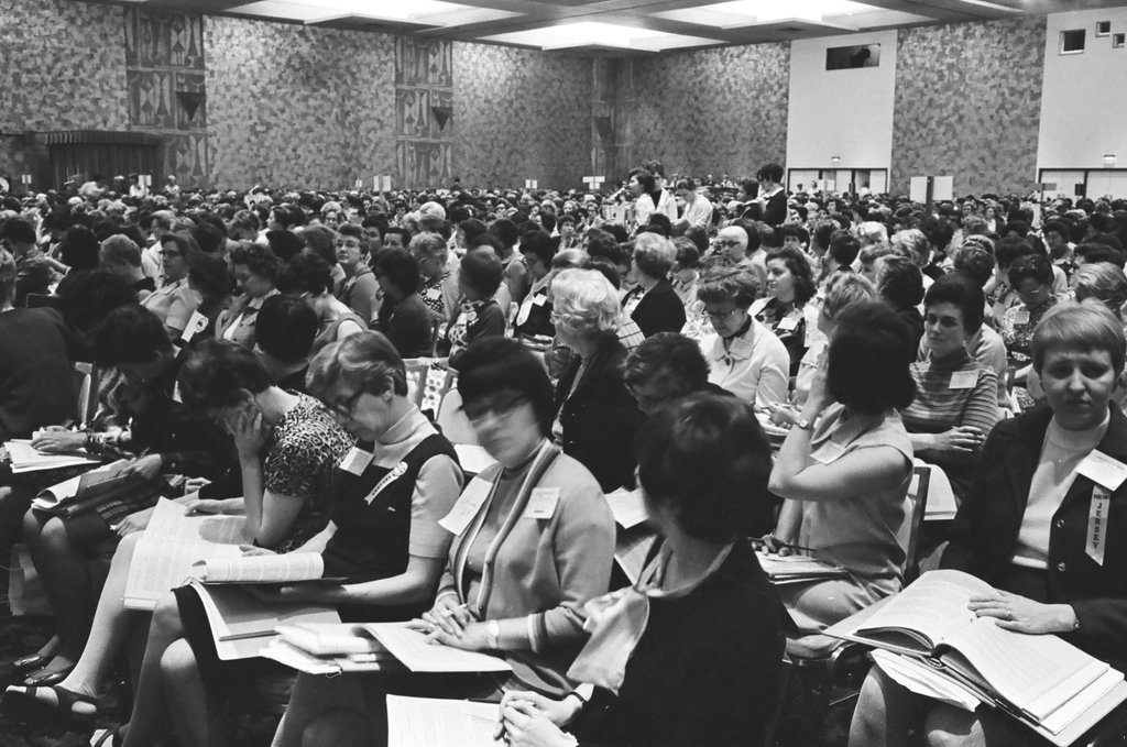 League of Women Voters convention - Peters (Clarence or Pete) for Chicago Sun-Times