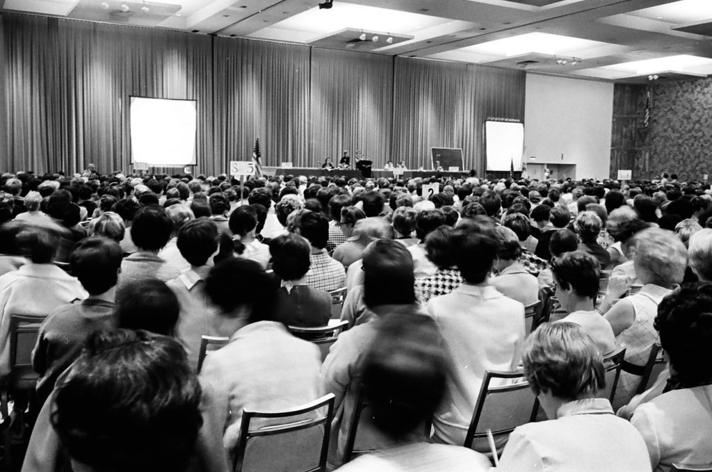 League of Women Voters convention - Peters (Clarence or Pete) for Chicago Sun-Times