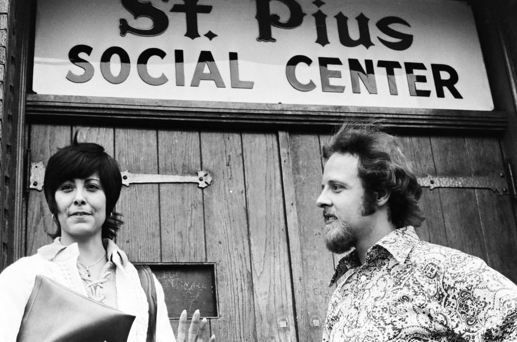 Latin American families at St. Pius School - William (Bill) Deluga for Chicago Sun-Times