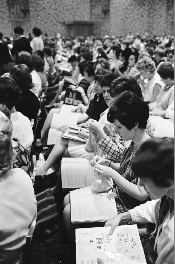 League of Women Voters convention - Peters (Clarence or Pete) for Chicago Sun-Times