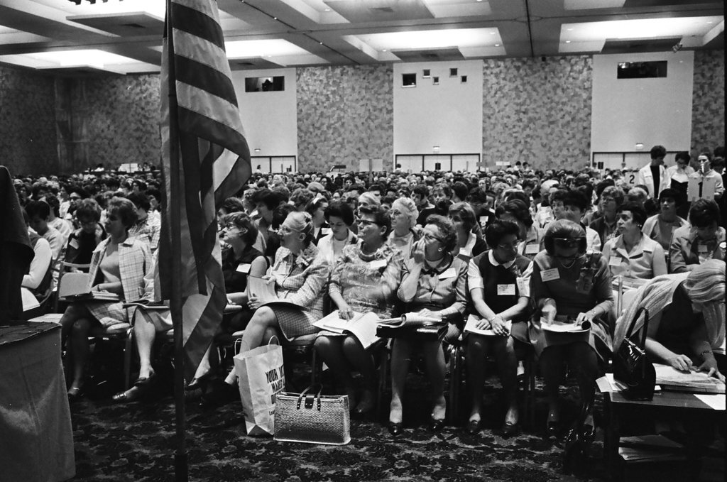 League of Women Voters convention - Peters (Clarence or Pete) for Chicago Sun-Times