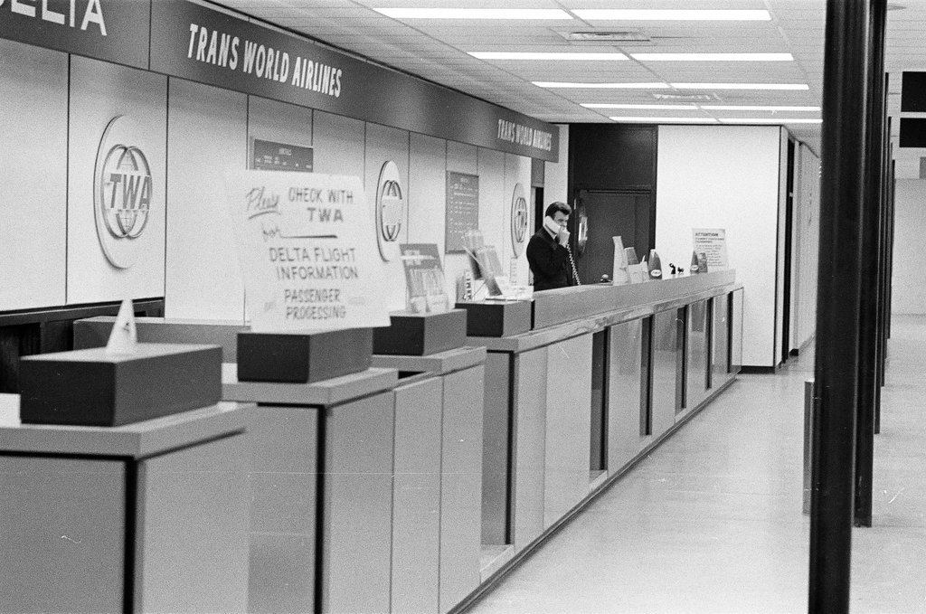 Interior shots of Midway Airport - Howard D. Simmons for Chicago Sun-Times