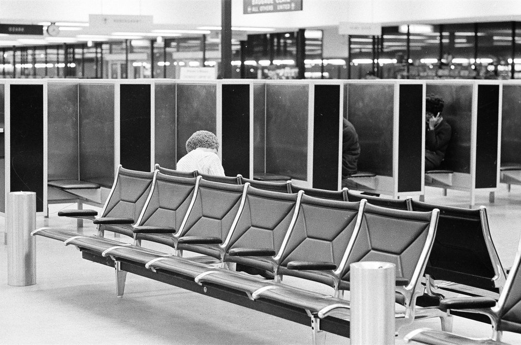 Interior shots of Midway Airport - Howard D. Simmons for Chicago Sun-Times