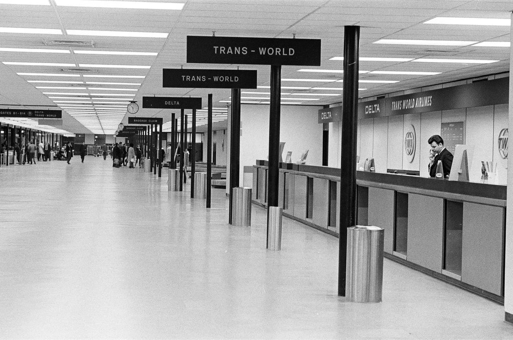 Interior shots of Midway Airport - Howard D. Simmons for Chicago Sun-Times
