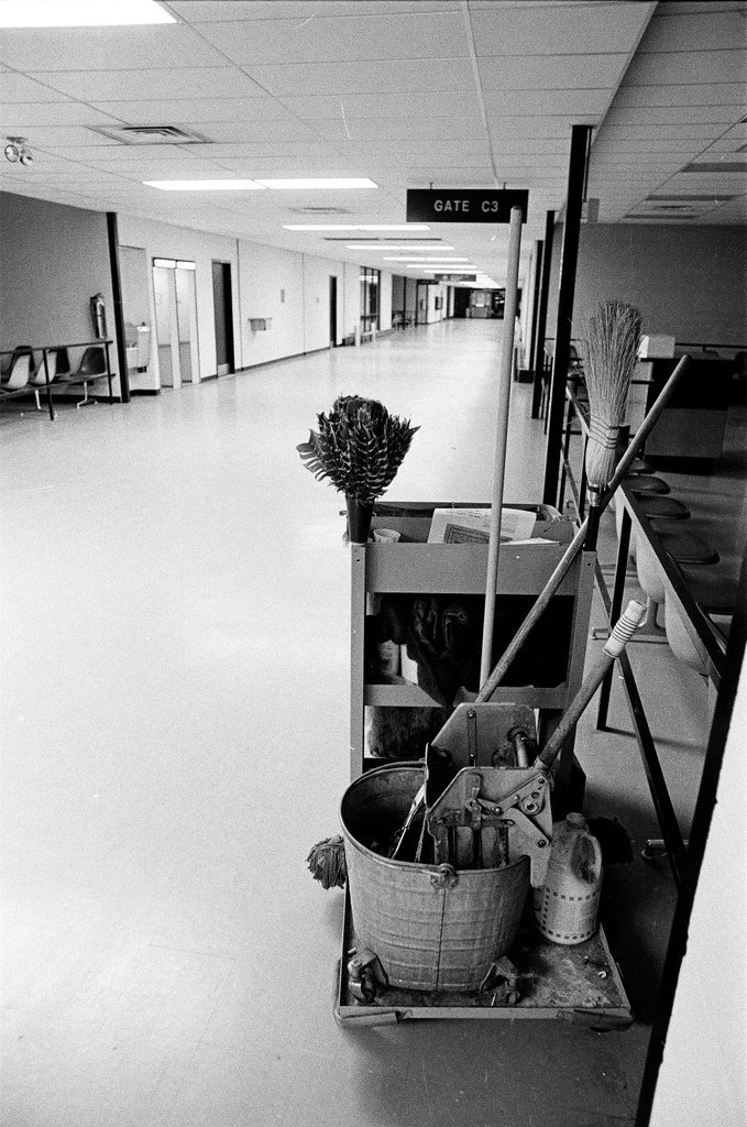 Interior shots of Midway Airport - Howard D. Simmons for Chicago Sun-Times