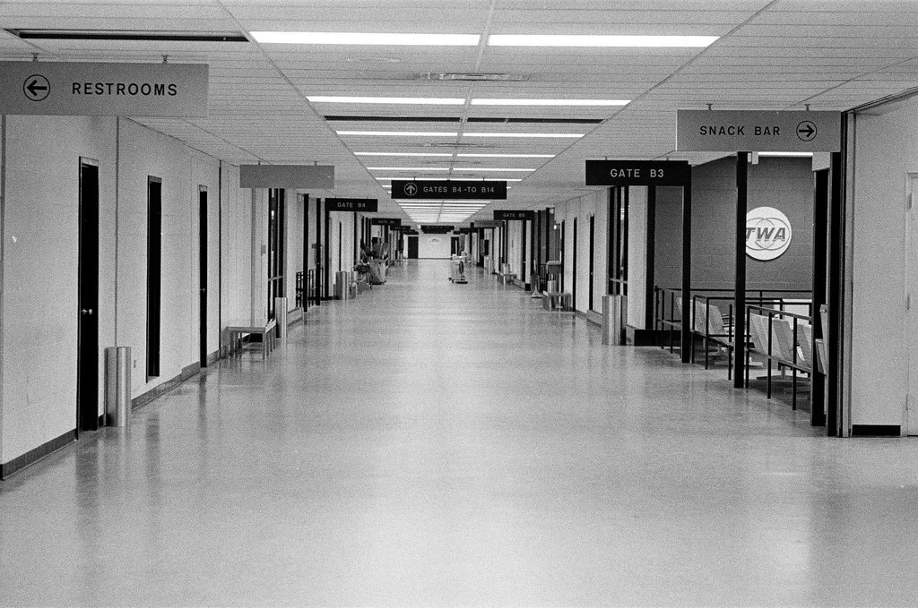 Interior shots of Midway Airport - Howard D. Simmons for Chicago Sun-Times