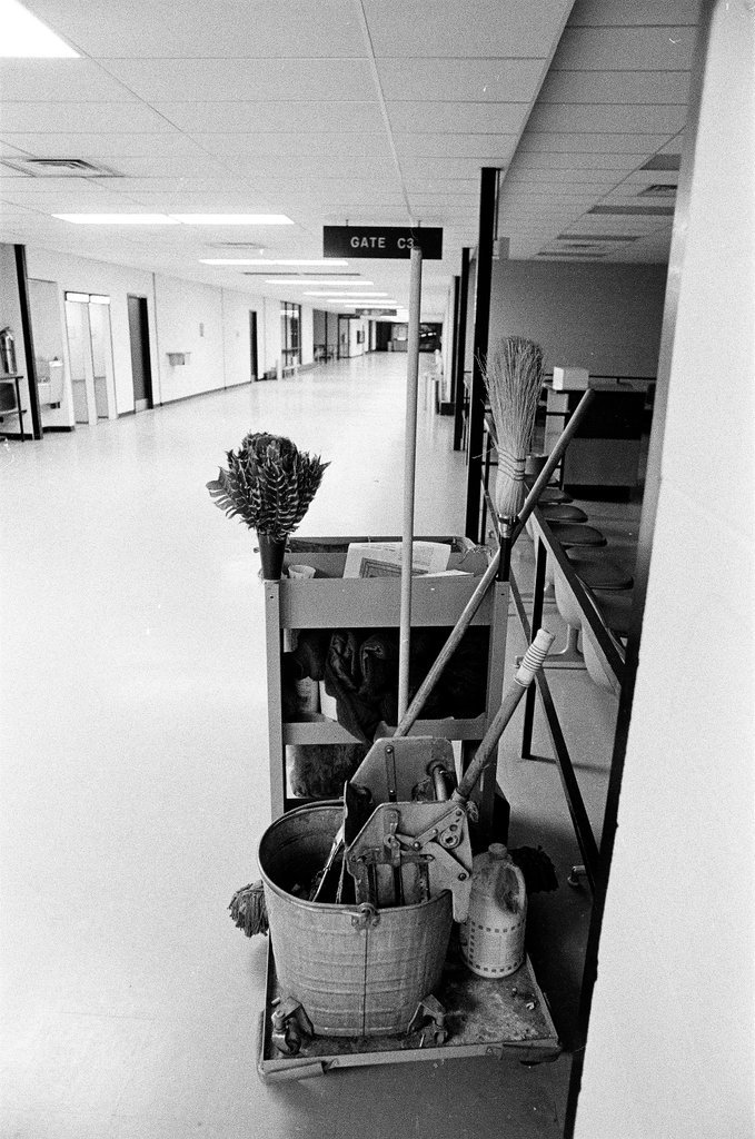 Interior shots of Midway Airport - Howard D. Simmons for Chicago Sun-Times