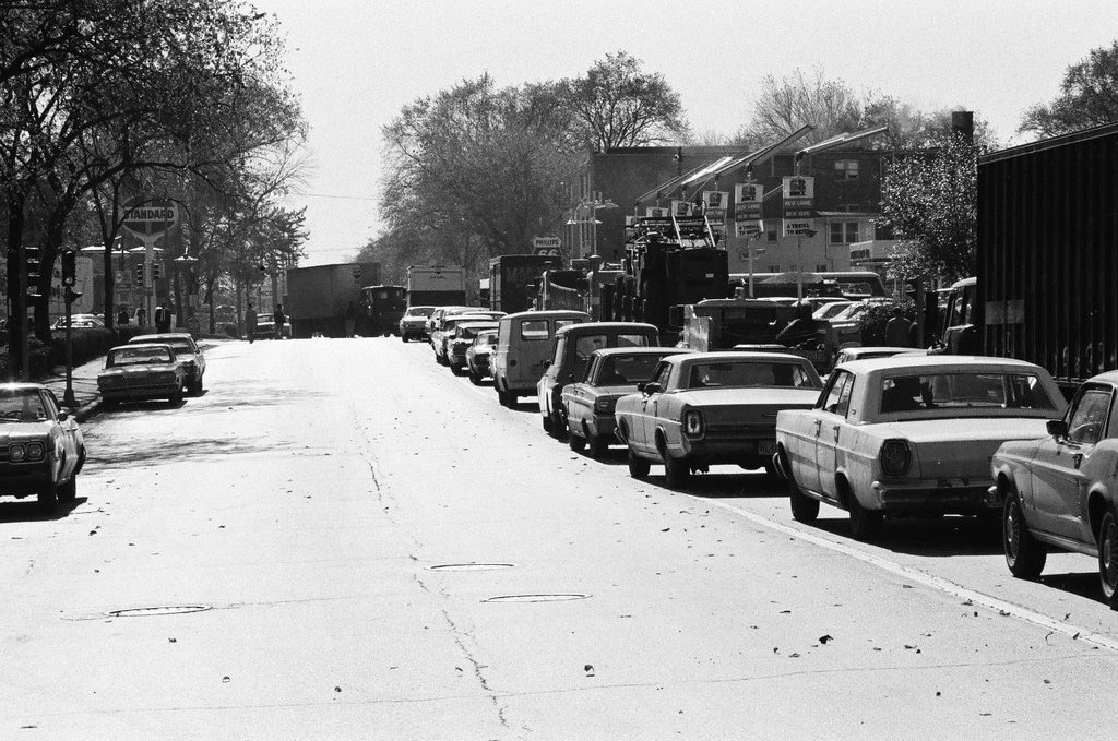 Students conflict with police at Proviso High School - Mat Anderson for Chicago Sun-Times