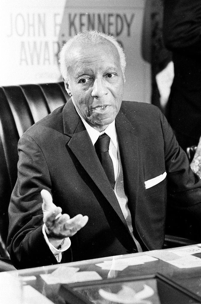 A. Philip Randolph and others at a dinner - Don Bierman for Chicago Sun-Times
