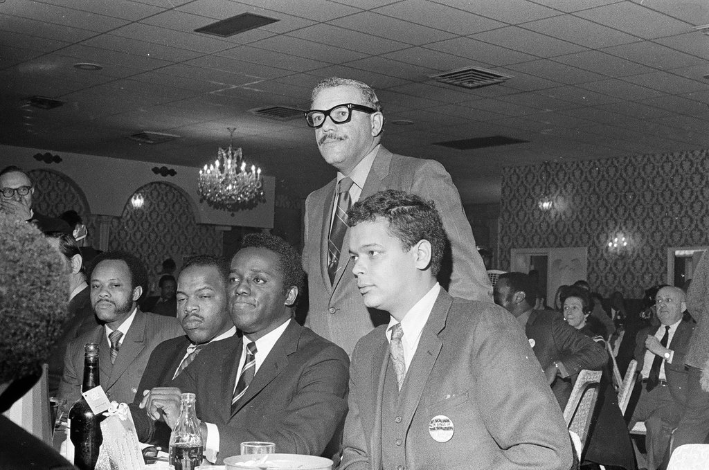 Alderman Sammy Rayner at campaign kick-off - Howard D. Simmons for Chicago Sun-Times